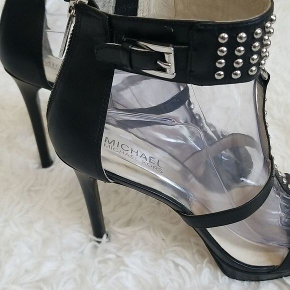 MICHAEL Michael Kors Black Studded Heels - Picture 12 of 12